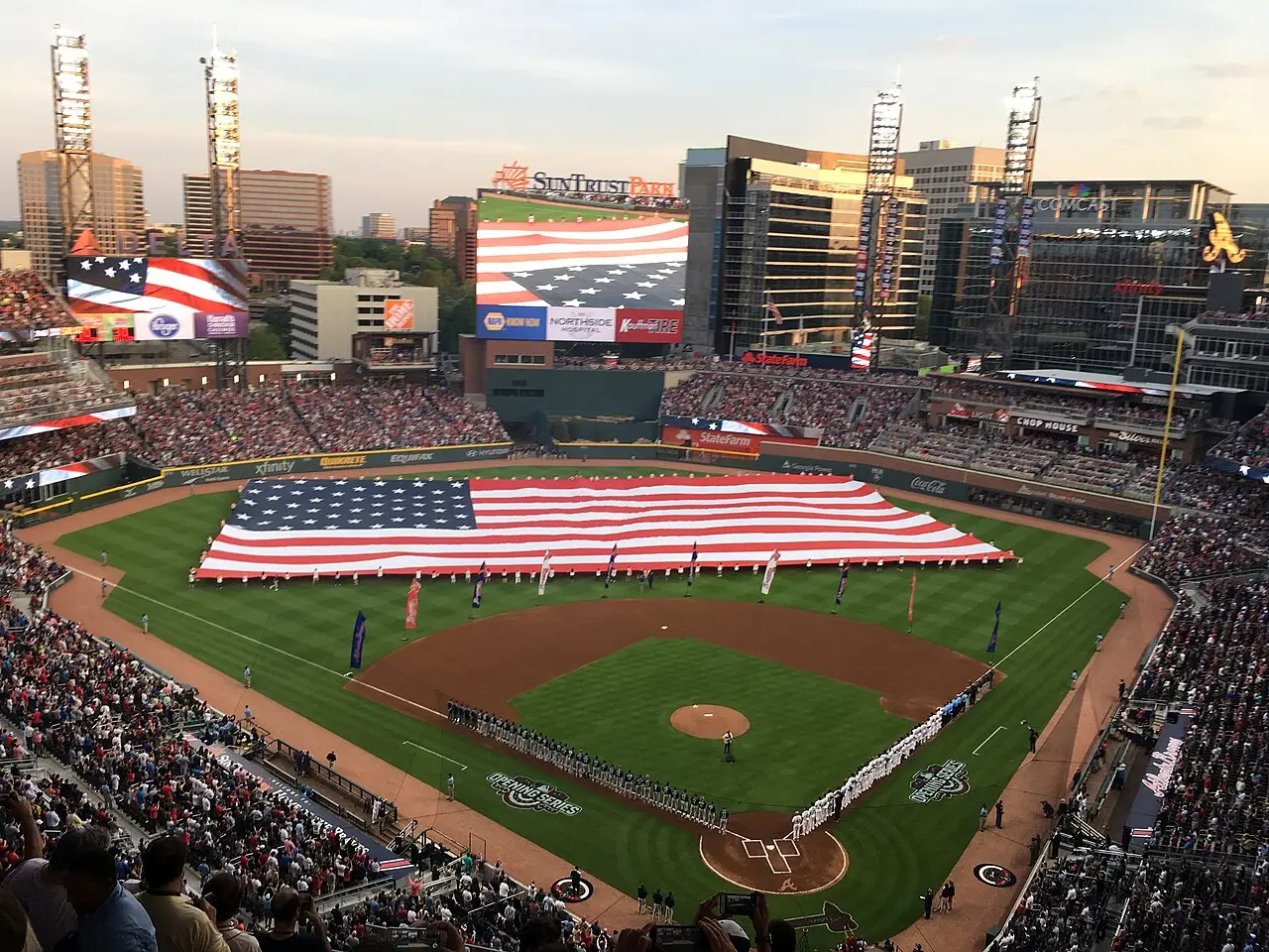Opening Day at the Atlanta Braves ballpark